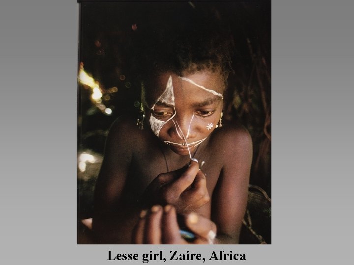 Lesse girl, Zaire, Africa 