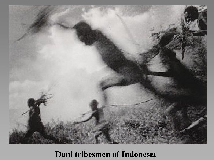 Dani tribesmen of Indonesia 