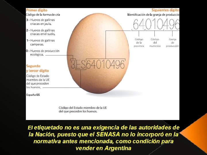 El etiquetado no es una exigencia de las autoridades de la Nación, puesto que