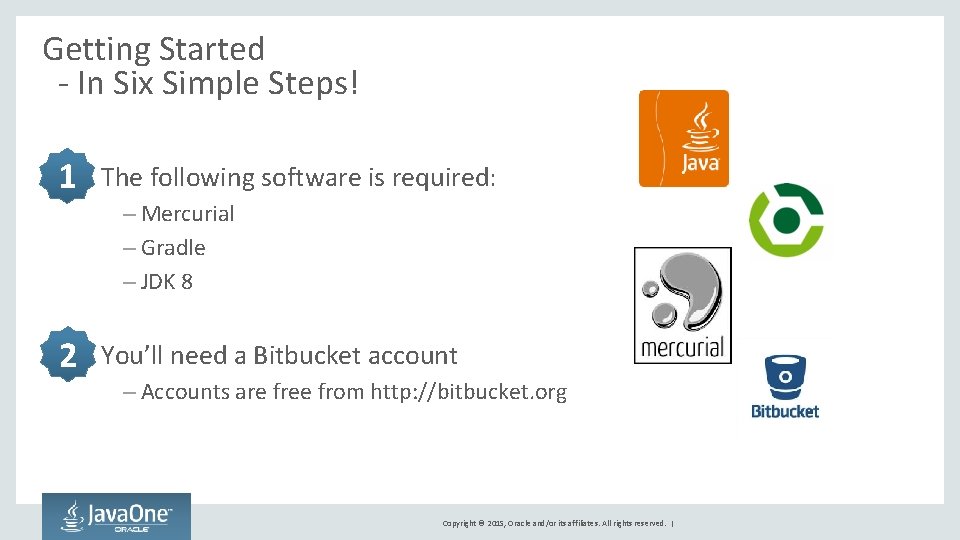 Getting Started - In Six Simple Steps! 1 The following software is required: 2