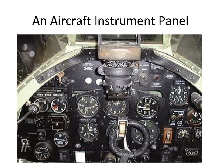 An Aircraft Instrument Panel 