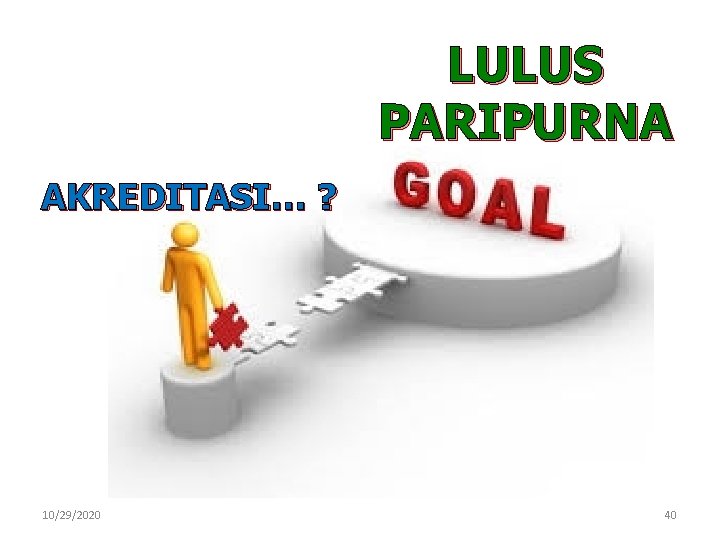 LULUS PARIPURNA AKREDITASI… ? 10/29/2020 40 