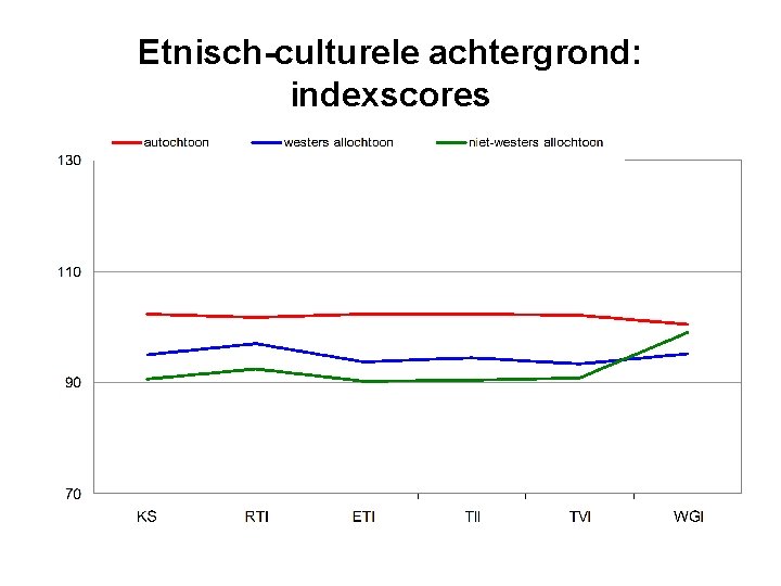 Etnisch-culturele achtergrond: indexscores 