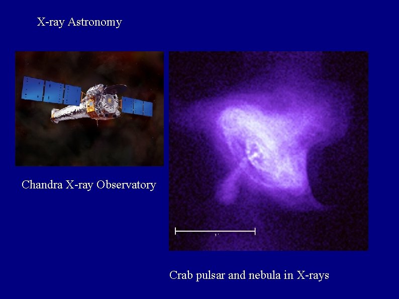 X-ray Astronomy Chandra X-ray Observatory Crab pulsar and nebula in X-rays 