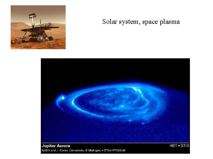 Solar system, space plasma 