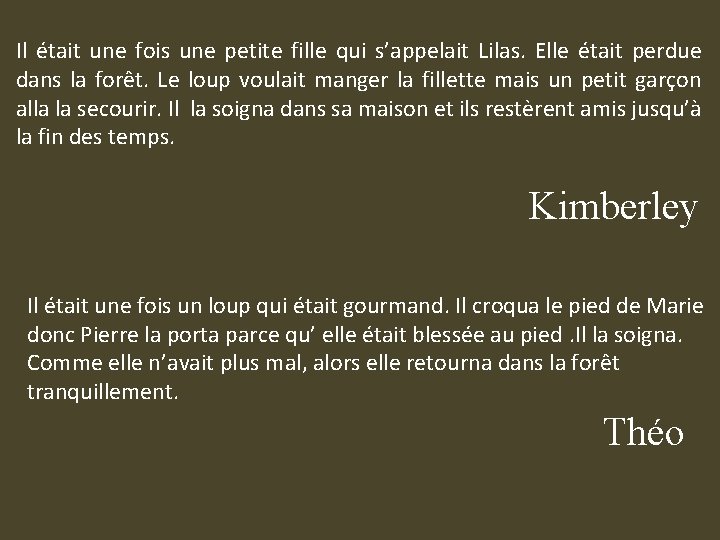 Il était une fois une petite fille qui s’appelait Lilas. Elle était perdue dans