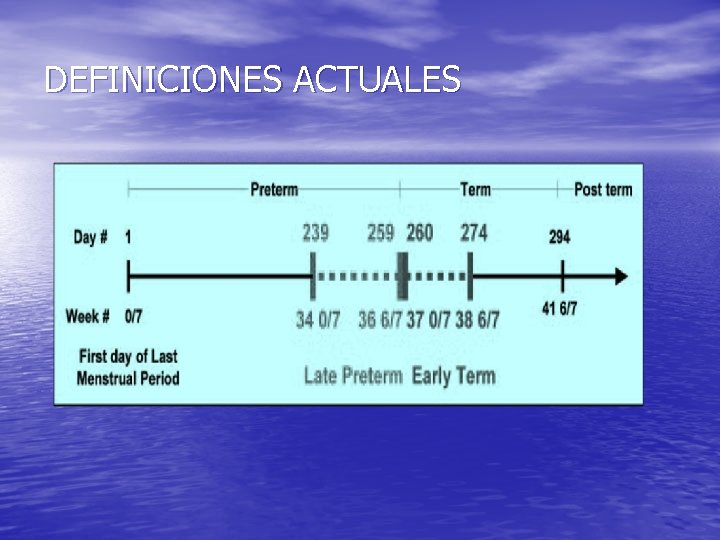 DEFINICIONES ACTUALES 