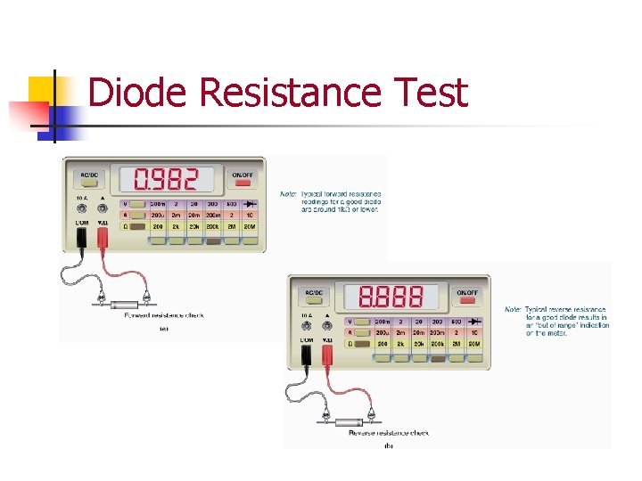 Diode Resistance Test 
