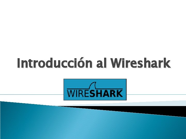 Introducción al Wireshark 