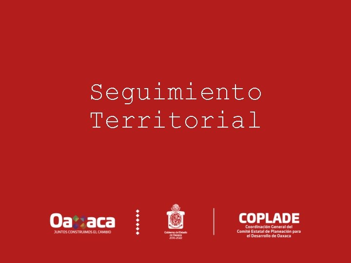 Seguimiento Territorial 