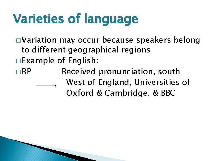Топик: Regional variation of pronunciation in the south-west of England