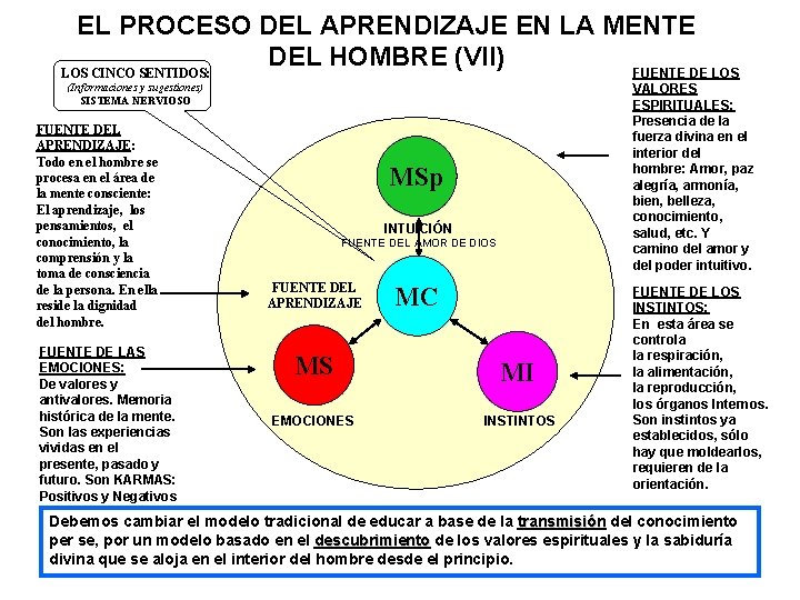 EL PROCESO DEL APRENDIZAJE EN LA MENTE DEL HOMBRE (VII) LOS CINCO SENTIDOS: FUENTE