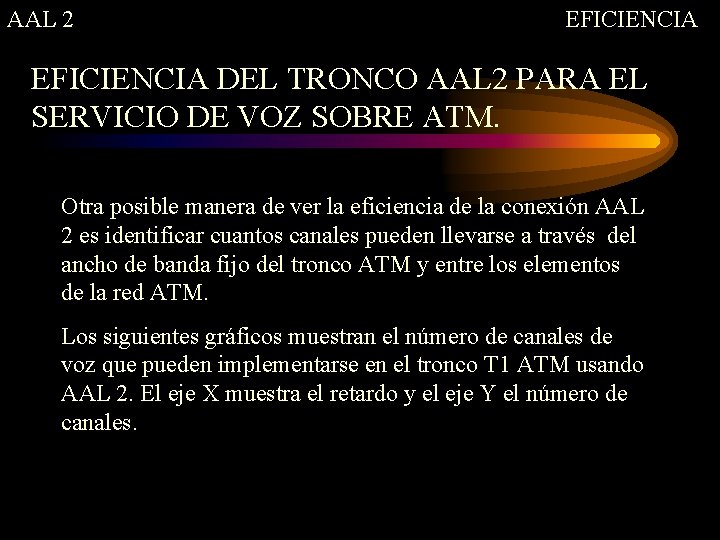 AAL 2 EFICIENCIA DEL TRONCO AAL 2 PARA EL SERVICIO DE VOZ SOBRE ATM.