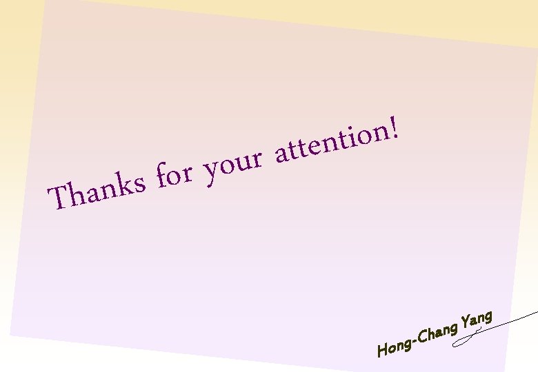 u o y r o f s k n a h T ! n u o y r o f s k n a h T ! n