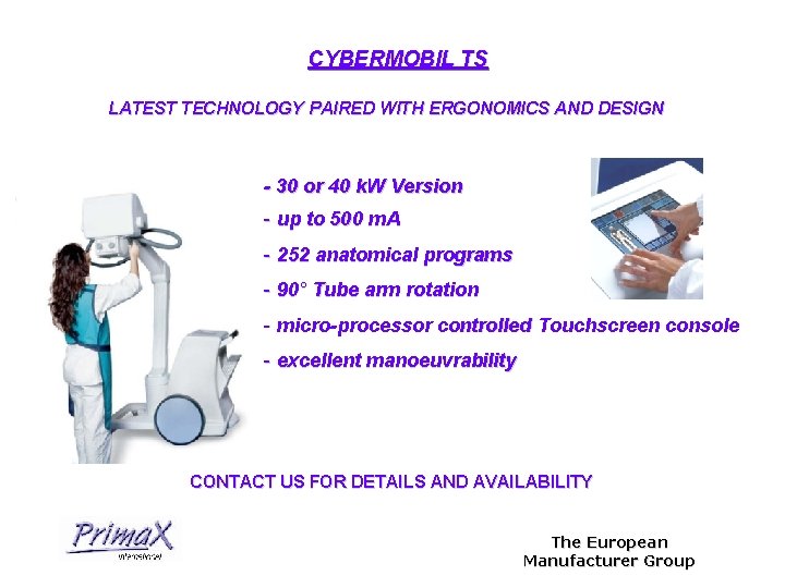 CYBERMOBIL TS LATEST TECHNOLOGY PAIRED WITH ERGONOMICS AND DESIGN - 30 or 40 k.
