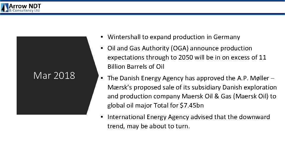  • Wintershall to expand production in Germany Mar 2018 • Oil and Gas