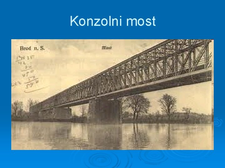 Konzolni most 