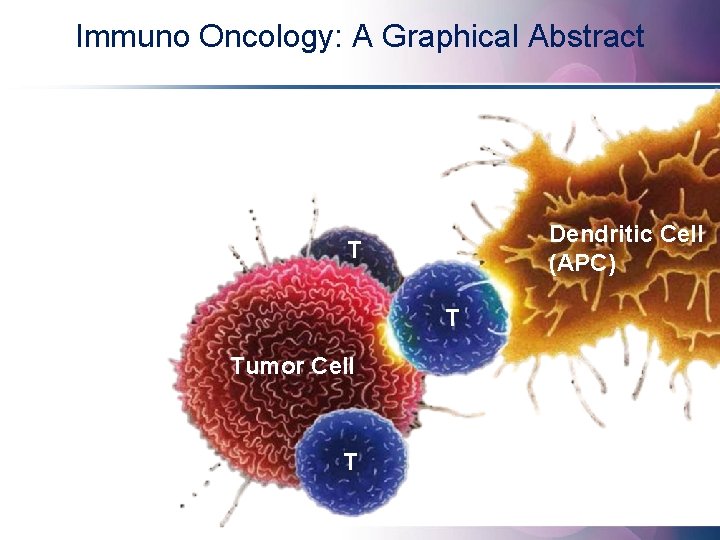 Immuno Oncology: A Graphical Abstract Dendritic Cell (APC) T T Tumor Cell T 