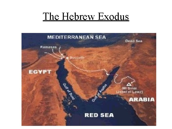 The Hebrew Exodus 
