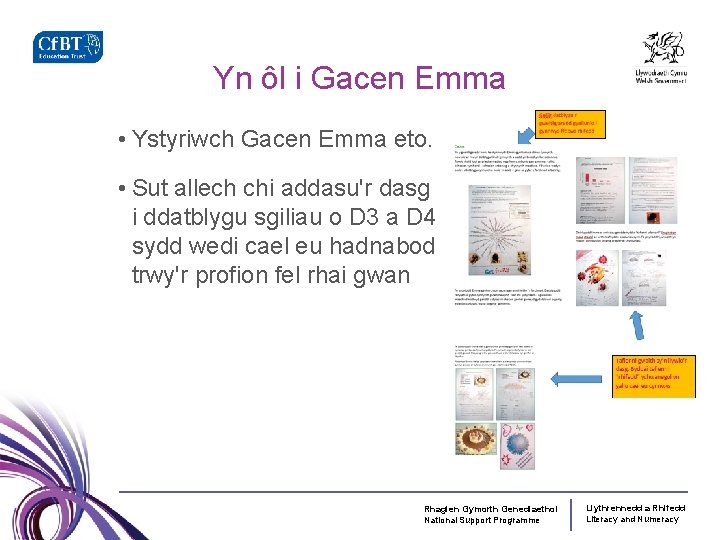 Yn ôl i Gacen Emma • Ystyriwch Gacen Emma eto. • Sut allech chi