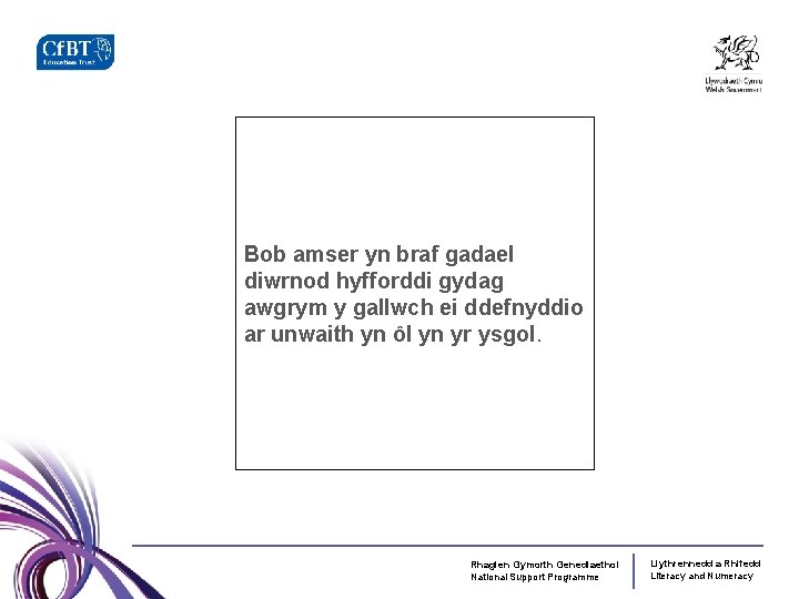 Bob amser yn braf gadael diwrnod hyfforddi gydag awgrym y gallwch ei ddefnyddio ar