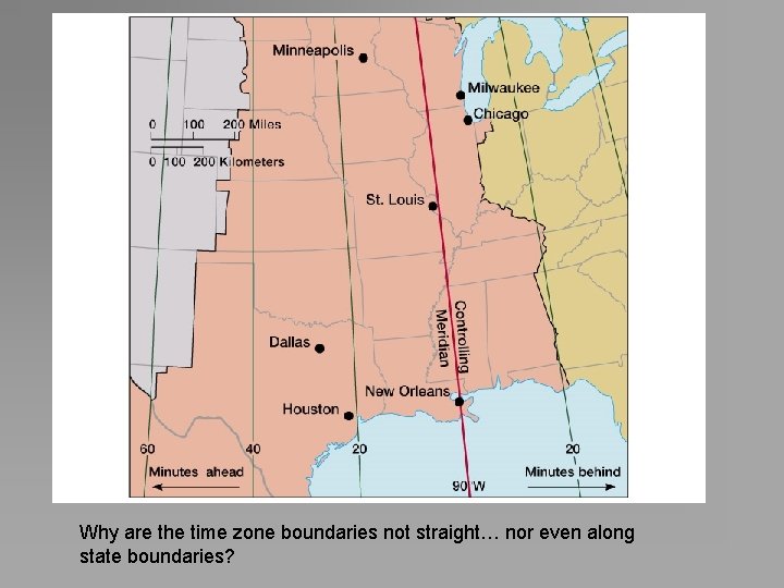 Why are the time zone boundaries not straight… nor even along state boundaries? 