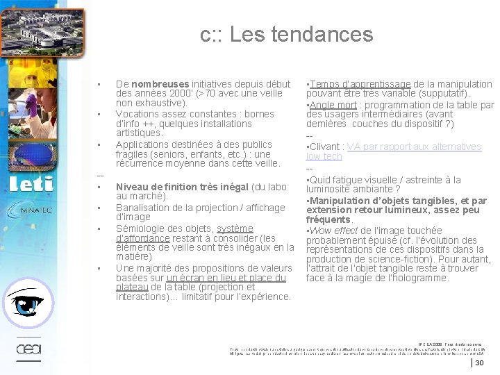 c: : Les tendances • • • - • • • Temps d’apprentissage de