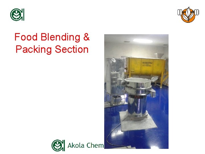 Food Blending & Packing Section 