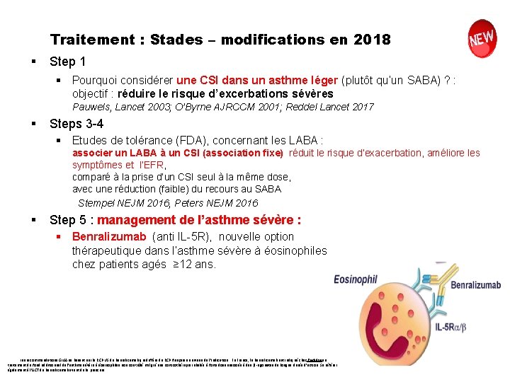 Traitement : Stades – modifications en 2018 § Step 1 § Pourquoi considérer une