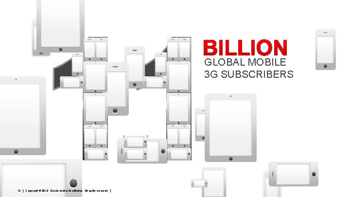 BILLION GLOBAL MOBILE 3 G SUBSCRIBERS 18 Copyright © 2013, 2012, Oracle and/or its