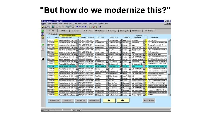 "But how do we modernize this? " 20 Copyright © 2013, Oracle and/or its