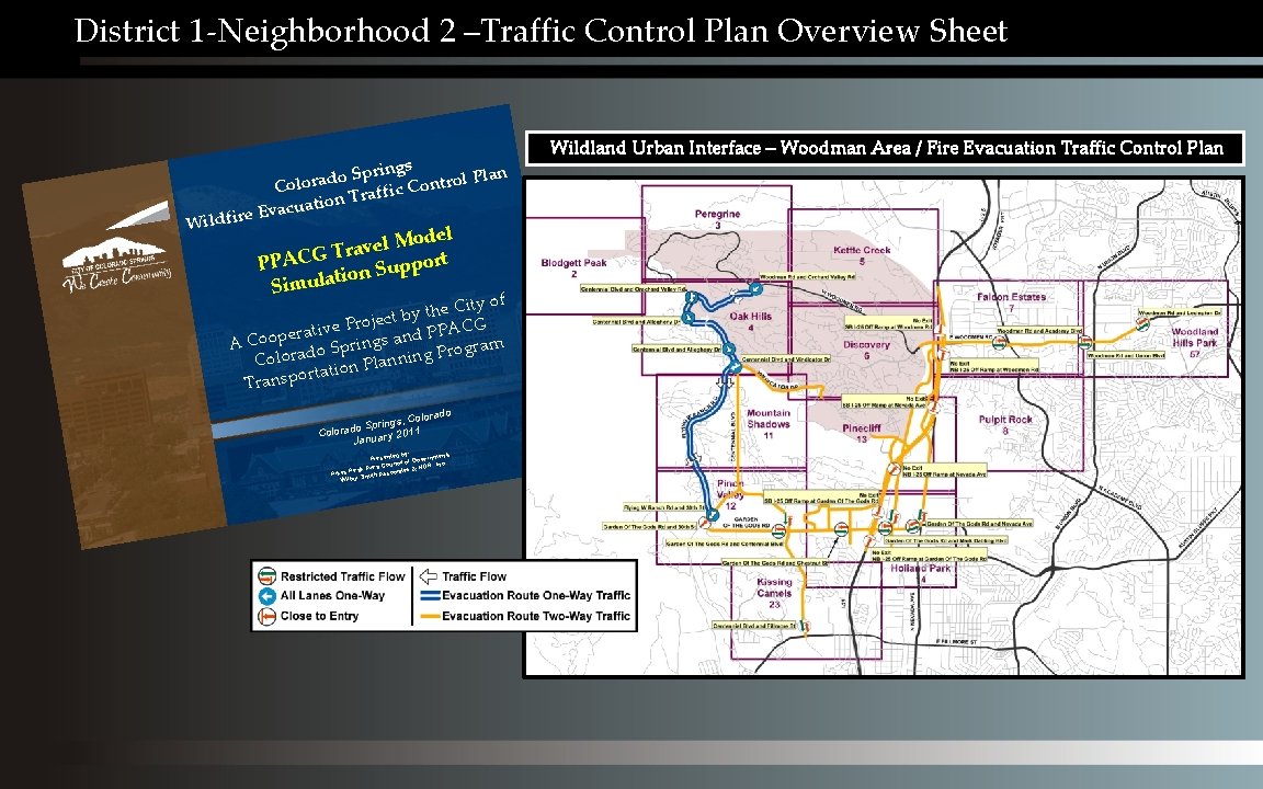 District 1 -Neighborhood 2 –Traffic Control Plan Overview Sheet s Spring o Plan d