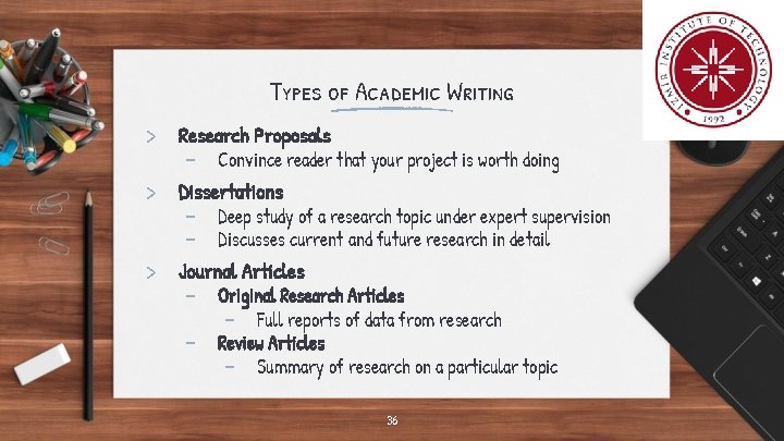 Types of Academic Writing > Research Proposals - Convince reader that your project is