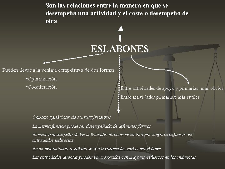 Son las relaciones entre la manera en que se desempeña una actividad y el Son las relaciones entre la manera en que se desempeña una actividad y el