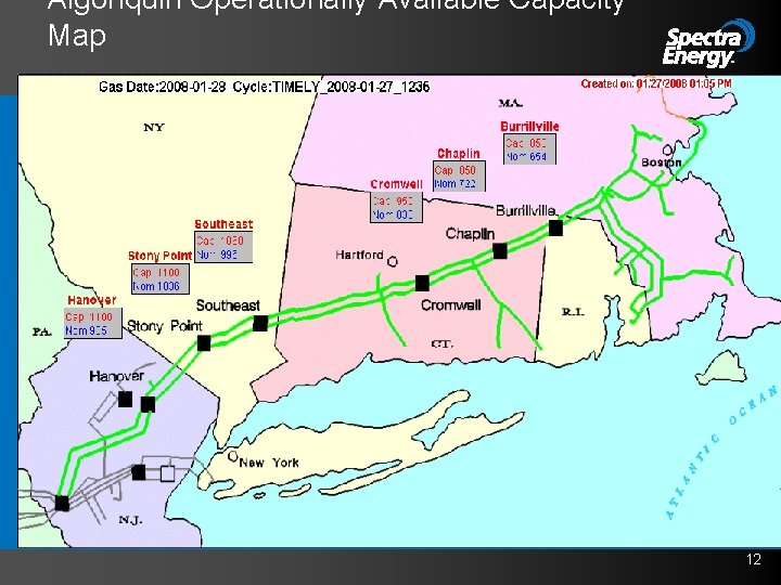 Algonquin Operationally Available Capacity Map 12 