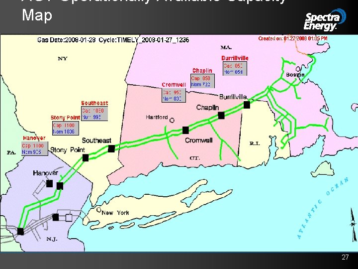 AGT Operationally Available Capacity Map 27 