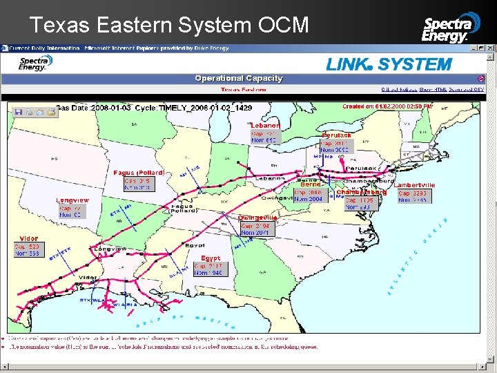 Texas Eastern System OCM 34 