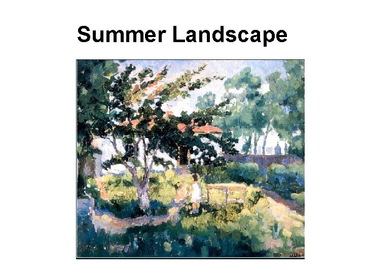 Summer Landscape 