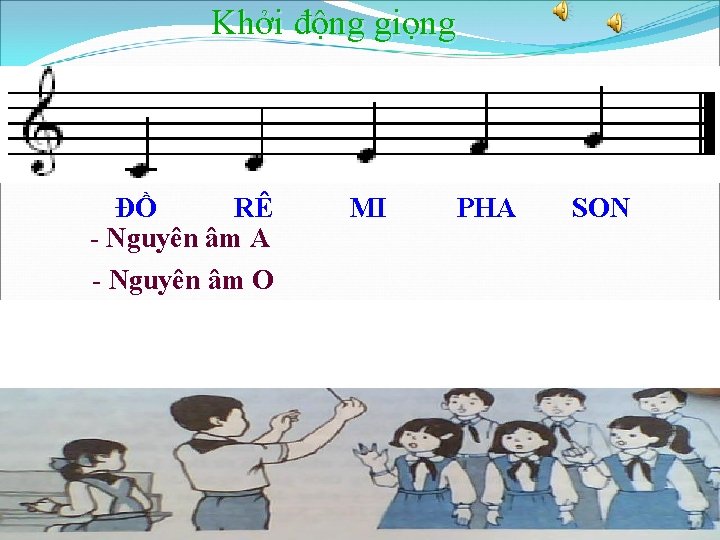 Khởi động giọng ĐỒ RÊ - Nguyên âm A - Nguyên âm O MI