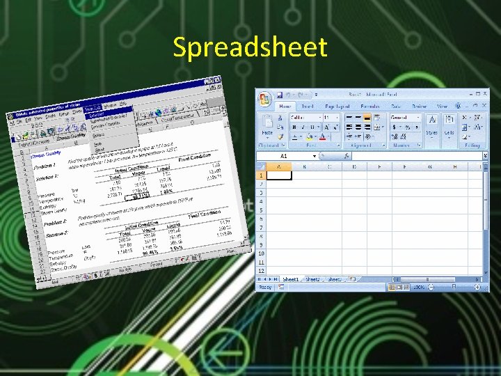 Spreadsheet Spreadsheet