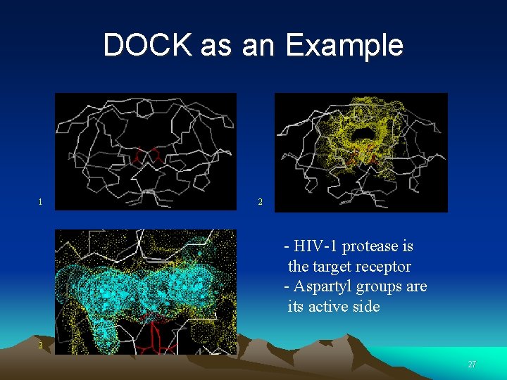 DOCK as an Example 1 2 - HIV-1 protease is the target receptor -