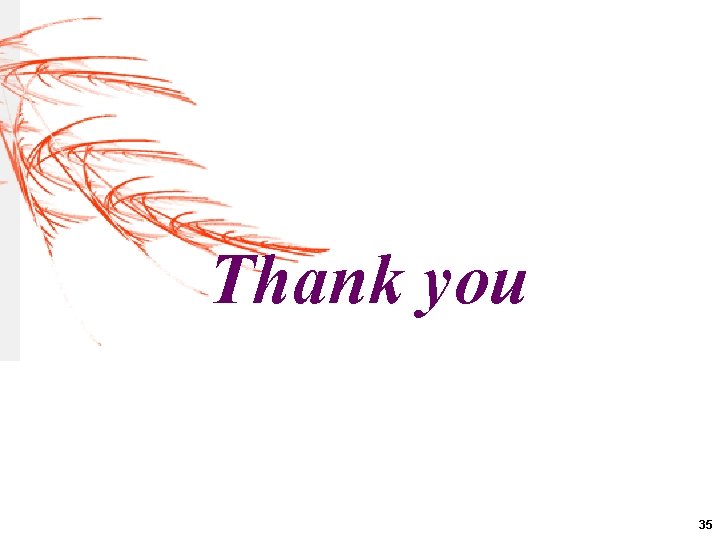 Thank you 35 Thank you 35