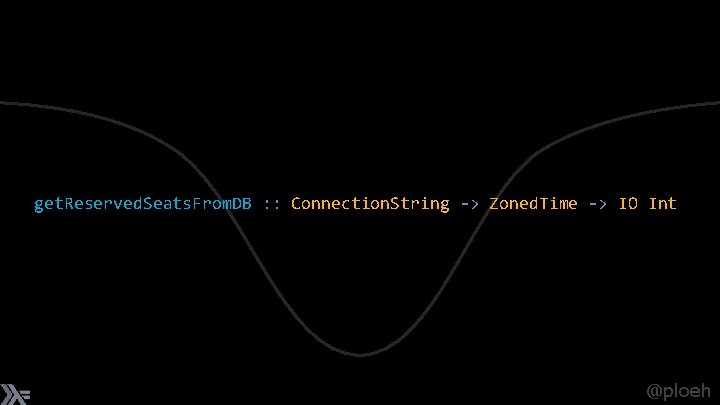 get. Reserved. Seats. From. DB : : Connection. String -> Zoned. Time -> IO