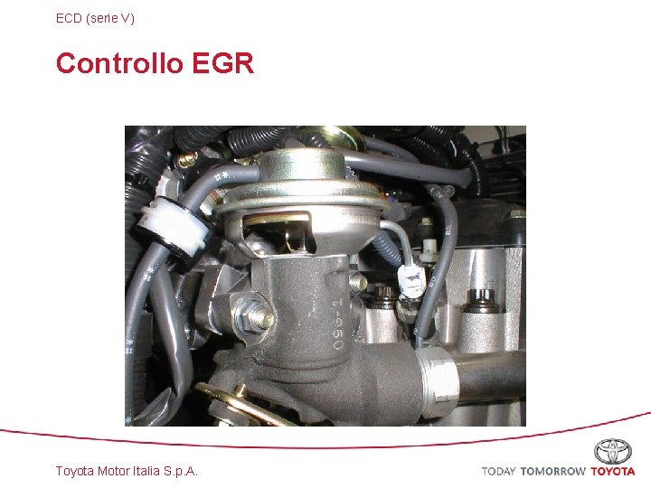 ECD (serie V) Controllo EGR Toyota Motor Italia S. p. A. 