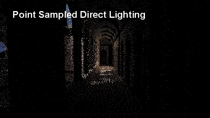 Point Sampled Direct Lighting Point Sampled Direct Lighting
