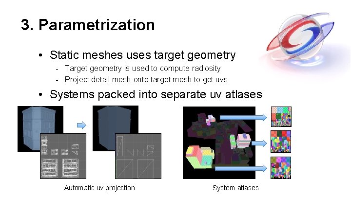 3. Parametrization • Static meshes uses target geometry - Target geometry is used to 3. Parametrization • Static meshes uses target geometry - Target geometry is used to
