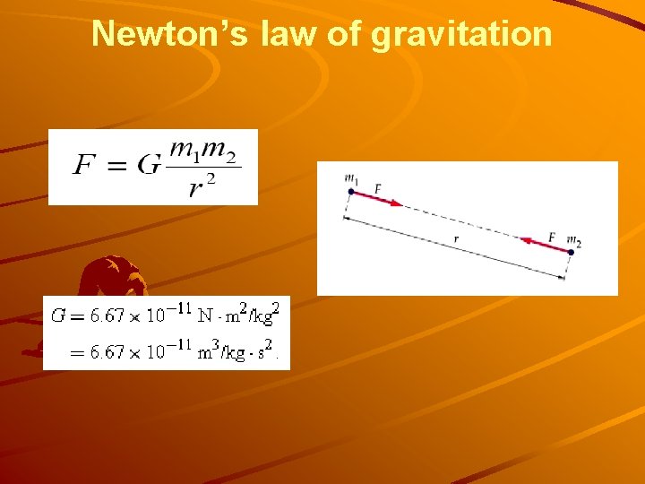 Newton’s law of gravitation 
