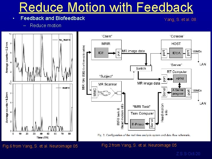 Reduce Motion with Feedback • Feedback and Biofeedback Yang, S. et al. 08 –