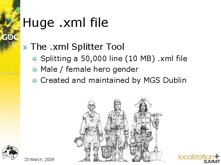 Huge. xml file » The. xml Splitter Tool > > > Splitting a 50,