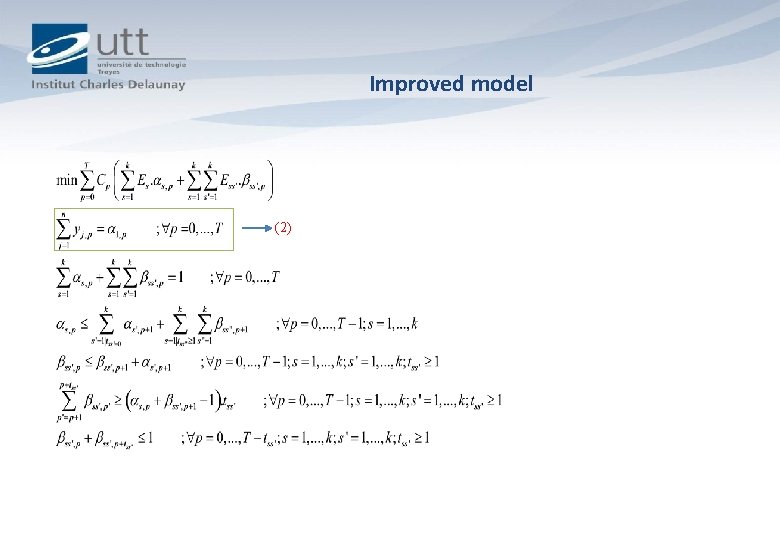 Improved model (2) 